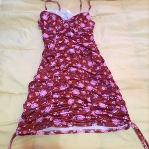 Burgundy sleeping dress